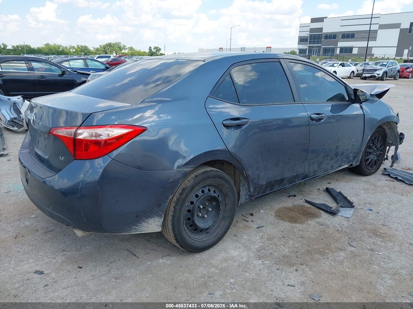 2017 Toyota Corolla VIN 5YFBURHE6HP724312 IAAI salvage auction — FRONT END, Salvage (Texas), sold $25 on 2026-07-28 (photo 4)