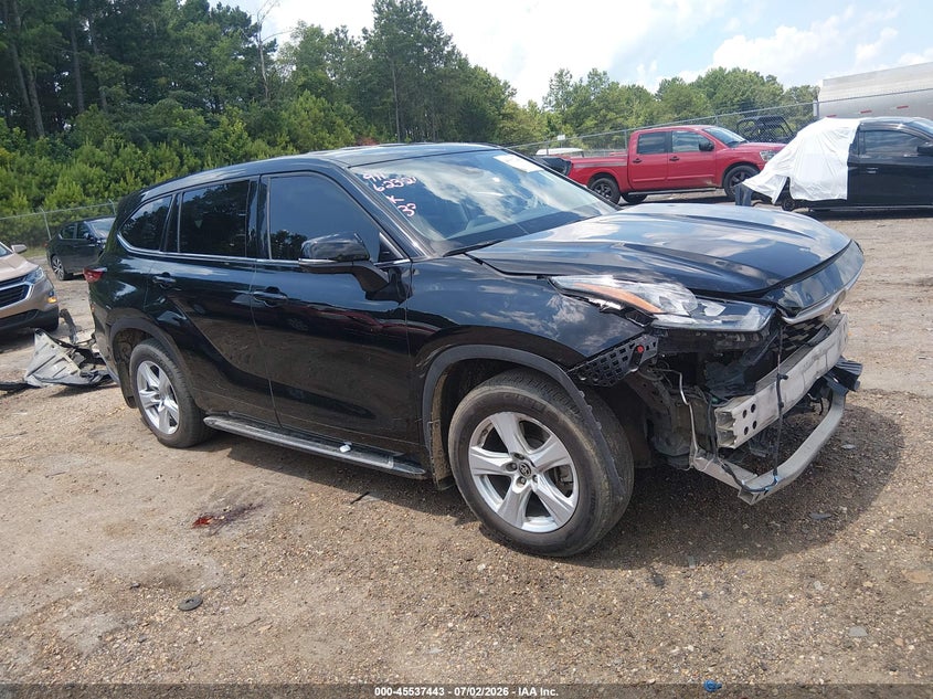 2020 Toyota Highlander VIN 5TDCZRZHXLS511681 — IAAI salvage auction photo