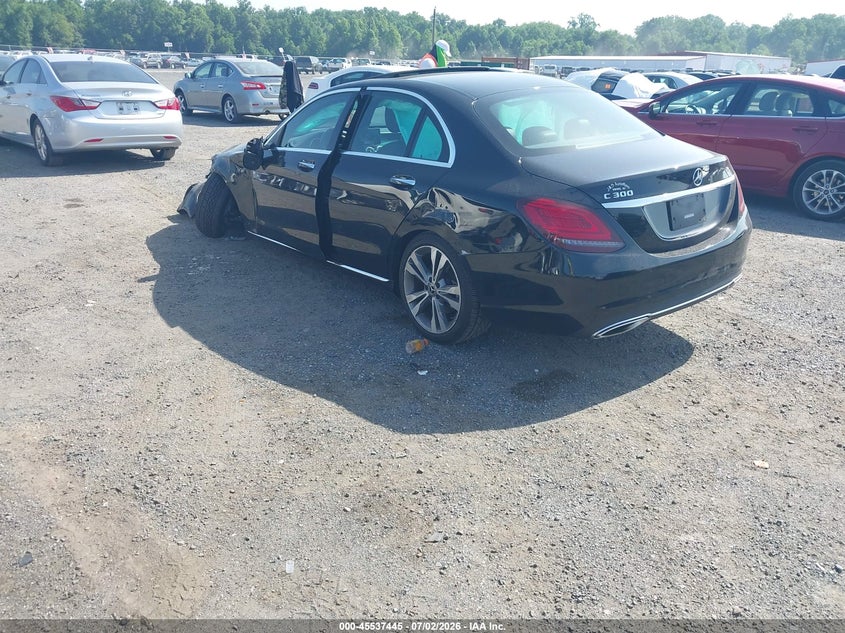 2020 Mercedes-benz C-klasse VIN WDDWF8DB1LR562661 IAAI salvage auction — FRONT END, Wait Title, sold $6,000 on 2026-08-20 (photo 3)