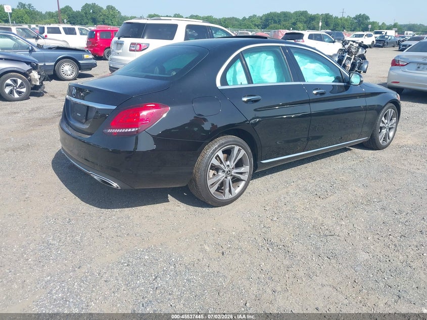 2020 Mercedes-benz C-klasse VIN WDDWF8DB1LR562661 IAAI salvage auction — FRONT END, Wait Title, sold $6,000 on 2026-08-20 (photo 4)