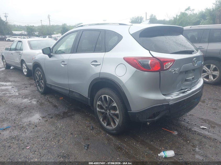 2016 Mazda Cx-5 VIN JM3KE4DY8G0840899 IAAI salvage auction — REAR END, Salvage (Rhode Island), sold $3,250 on 2026-07-28 (photo 3)