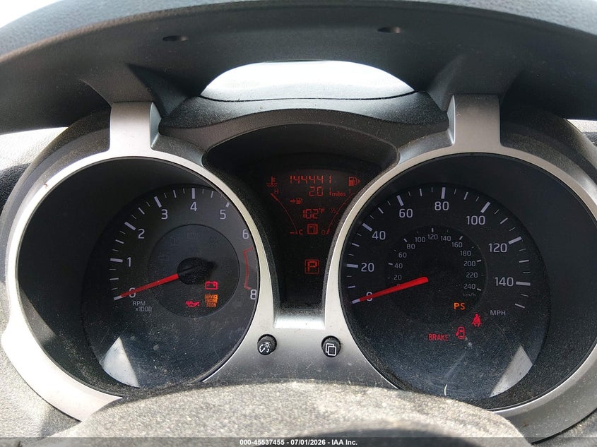 2012 Nissan Juke VIN JN8AF5MR4CT101185 IAAI salvage auction — NORMAL WEAR, Clear (Alabama), sold $500 on 2026-07-06 (photo 7)