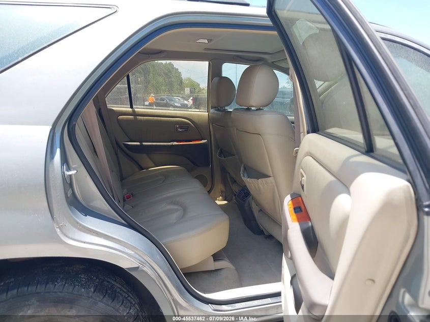 2001 Lexus Rx 300 VIN JTJGF10U510115519 IAAI salvage auction — NORMAL WEAR, Clear (Mississippi), sold $950 on 2026-07-17 (photo 8)