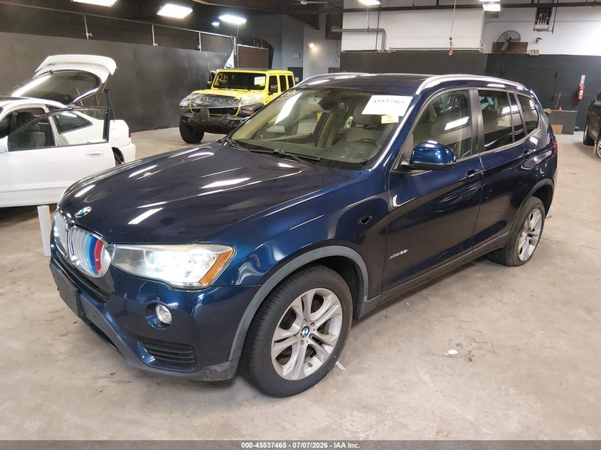 2016 BMW X3 VIN 5UXWX7C5XG0S15318 IAAI salvage auction — REAR END, Mv-907A (New York), sold $1,050 on 2026-07-28 (photo 2)