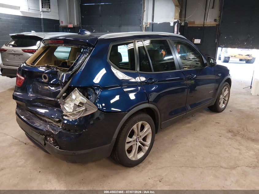 2016 BMW X3 VIN 5UXWX7C5XG0S15318 IAAI salvage auction — REAR END, Mv-907A (New York), sold $1,050 on 2026-07-28 (photo 4)