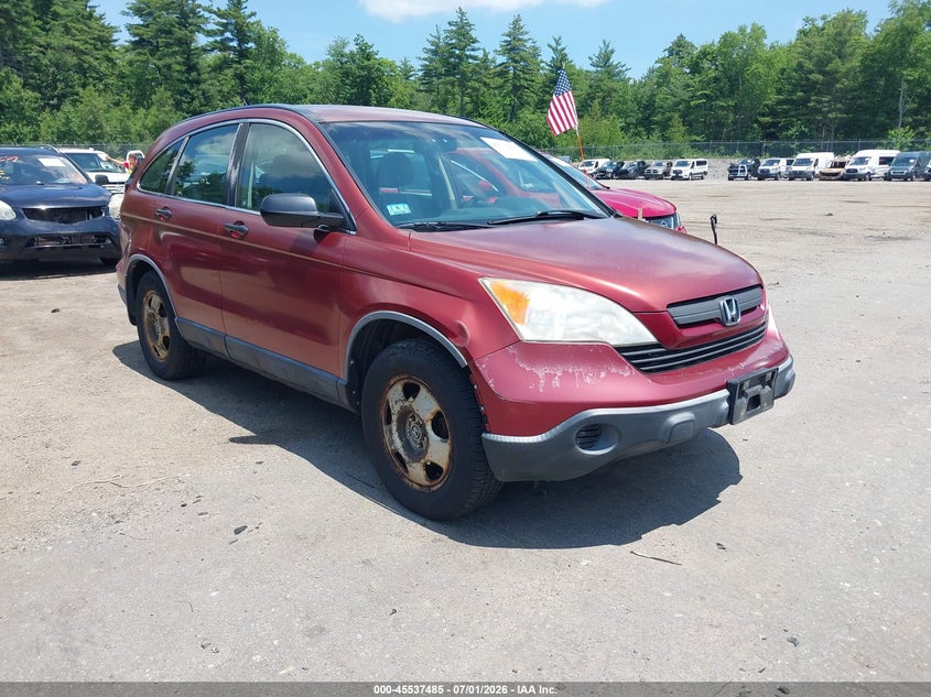 2007 Honda Cr-v VIN JHLRE48387C085700 IAAI salvage auction — NORMAL WEAR, Clear (Massachusetts), sold $425 on 2026-07-17 (photo 1)