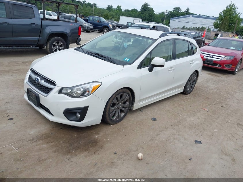 2014 Subaru Impreza VIN JF1GPAL6XE8264552 IAAI salvage auction — NORMAL WEAR, Original (New Hampshire), sold $850 on 2026-07-22 (photo 2)