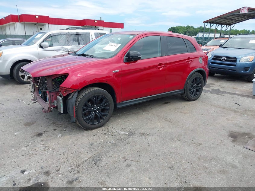 2018 Mitsubishi Outlander VIN JA4AR3AUXJZ028778 IAAI salvage auction — FRONT END, Salvage - Greater Than 75% (Maryland), sold $1,750 on 2026-07-23 (photo 2)