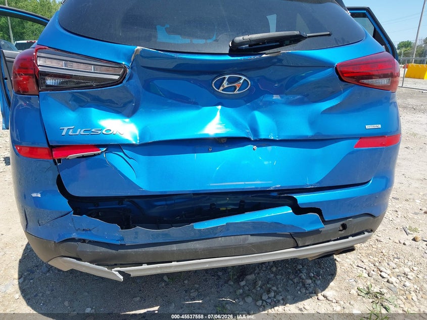 2019 Hyundai Tucson VIN KM8J3CAL9KU838606 IAAI salvage auction — REAR END, Salvage Title, sold $25 on 2026-07-30 (photo 6)