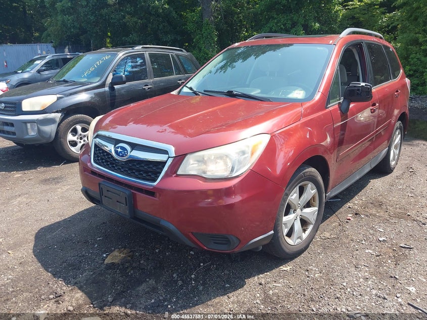 2015 Subaru Forester VIN JF2SJADC1FH467083 IAAI salvage auction — NORMAL WEAR, Clear (New York), sold $1,650 on 2026-07-07 (photo 6)