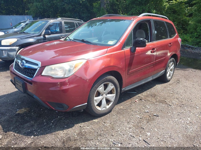 2015 Subaru Forester VIN JF2SJADC1FH467083 IAAI salvage auction — NORMAL WEAR, Clear (New York), sold $1,650 on 2026-07-07 (photo 2)