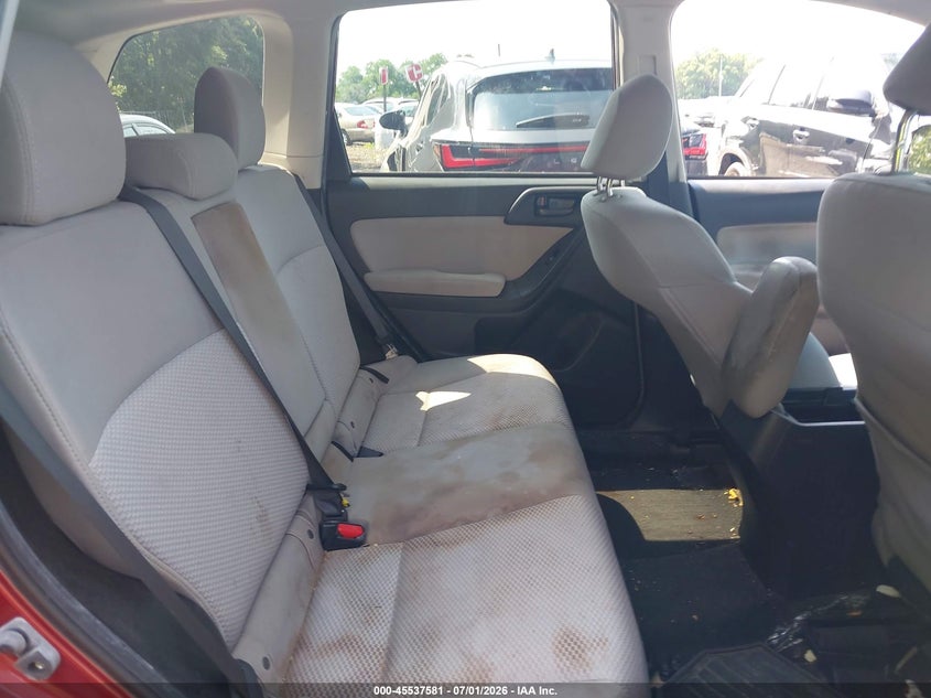 2015 Subaru Forester VIN JF2SJADC1FH467083 IAAI salvage auction — NORMAL WEAR, Clear (New York), sold $1,650 on 2026-07-07 (photo 8)