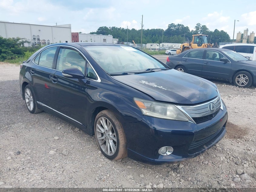 2010 Lexus Hs 250h VIN JTHBB1BA5A2022708 IAAI salvage auction — NORMAL WEAR, Clear (Alabama), sold $2,075 on 2026-07-22 (photo 1)