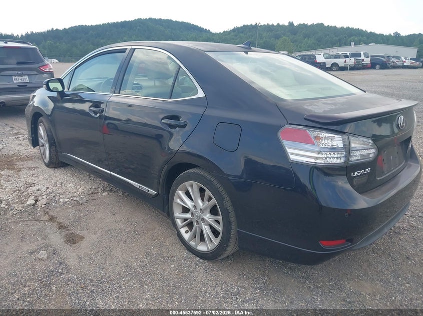 2010 Lexus Hs 250h VIN JTHBB1BA5A2022708 IAAI salvage auction — NORMAL WEAR, Clear (Alabama), sold $2,075 on 2026-07-22 (photo 3)