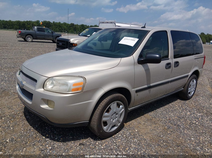 2008 Chevrolet Uplander VIN 1GNDU23168D186435 IAAI salvage auction — FRONT END, Clear (Maryland), sold $900 on 2026-07-08 (photo 2)