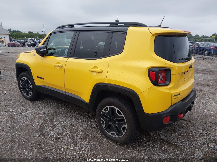 2017 Jeep Renegade VIN ZACCJBCB6HPF49100 IAAI salvage auction — RIGHT FRONT, Salvage (Pennsylvania), sold $975 on 2026-07-15 (photo 3)
