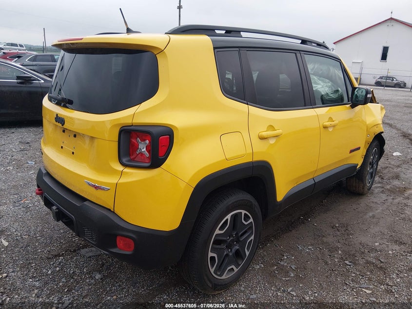 2017 Jeep Renegade VIN ZACCJBCB6HPF49100 IAAI salvage auction — RIGHT FRONT, Salvage (Pennsylvania), sold $975 on 2026-07-15 (photo 4)