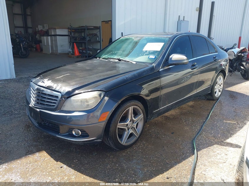 2009 Mercedes-benz C class VIN WDDGF54X89F211075 IAAI salvage auction — NORMAL WEAR, Original (Texas), sold $375 on 2026-08-04 (photo 2)