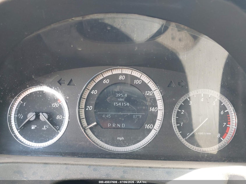 2009 Mercedes-benz C class VIN WDDGF54X89F211075 IAAI salvage auction — NORMAL WEAR, Original (Texas), sold $375 on 2026-08-04 (photo 7)