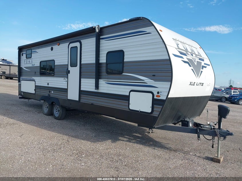 2022 Puma VIN 5ZT2PUPBXN4015378 IAAI salvage auction — Burn Interior, Salvage (Texas), sold $1,900 on 2026-07-09 (photo 1)