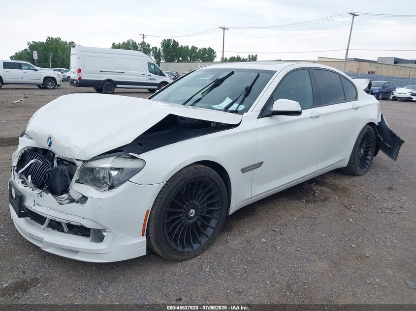 2012 BMW 7er VIN WBAKA8C56CC447024 IAAI salvage auction — REAR END, Mv-907A (New York), sold $1,450 on 2026-07-15 (photo 2)