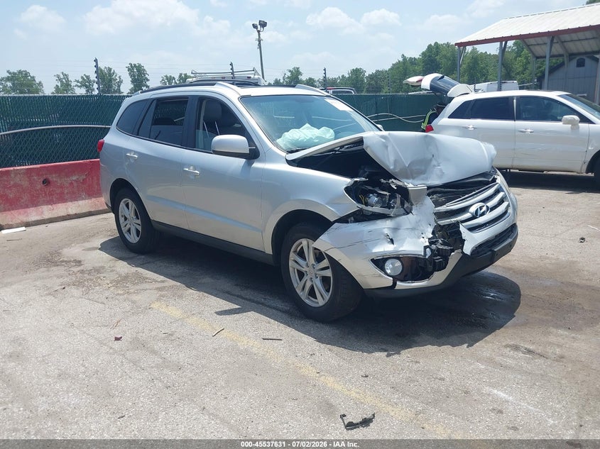 2012 Hyundai Santa fe VIN 5XYZHDAG4CG108851 IAAI salvage auction — FRONT END, Salvage Title, sold $450 on 2026-07-22 (photo 1)