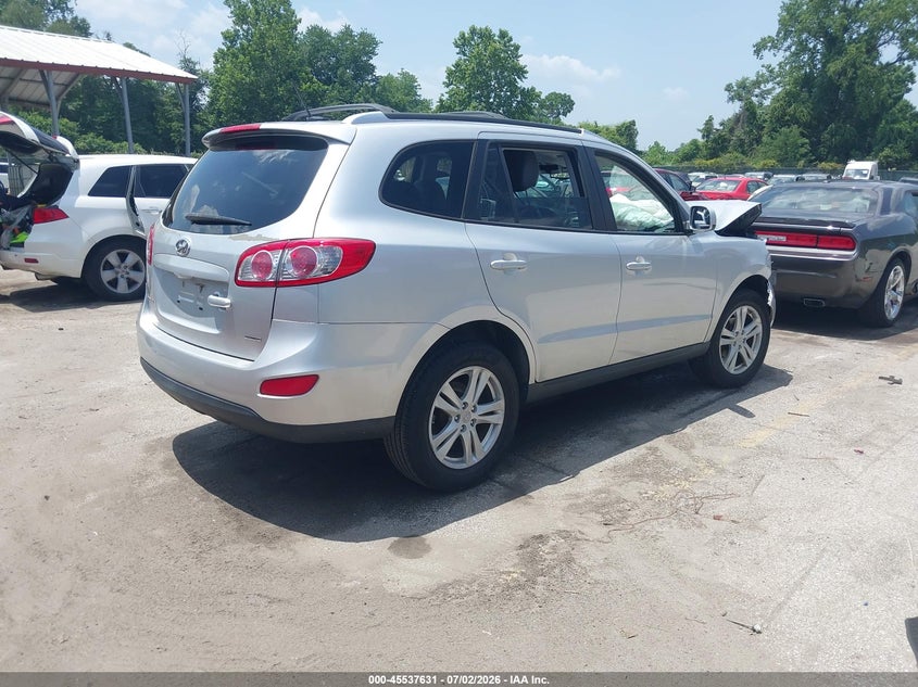 2012 Hyundai Santa fe VIN 5XYZHDAG4CG108851 IAAI salvage auction — FRONT END, Salvage Title, sold $450 on 2026-07-22 (photo 4)