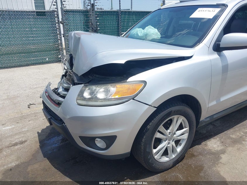 2012 Hyundai Santa fe VIN 5XYZHDAG4CG108851 IAAI salvage auction — FRONT END, Salvage Title, sold $450 on 2026-07-22 (photo 6)