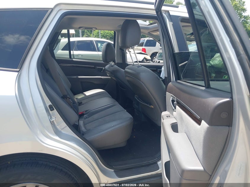 2012 Hyundai Santa fe VIN 5XYZHDAG4CG108851 IAAI salvage auction — FRONT END, Salvage Title, sold $450 on 2026-07-22 (photo 8)