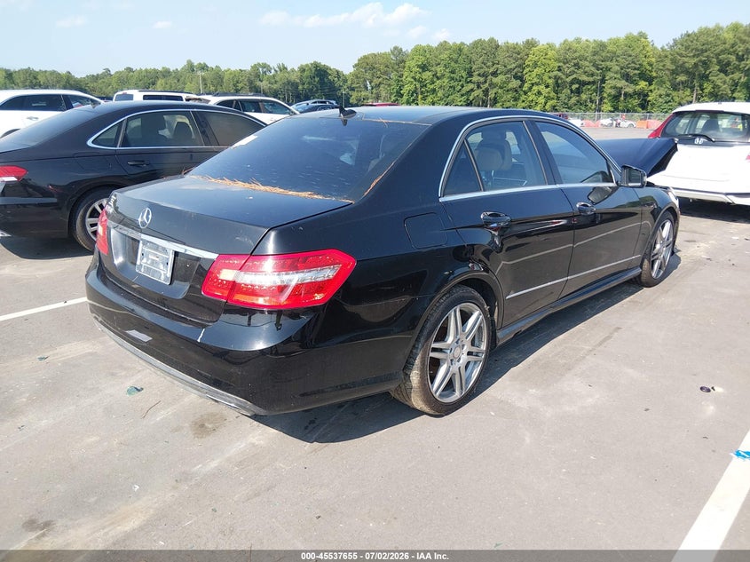 2010 Mercedes-benz E-klasse VIN WDDHF5GB6AA252780 IAAI salvage auction — FRONT END, Salvage (North Carolina), sold $25 on 2026-07-29 (photo 4)
