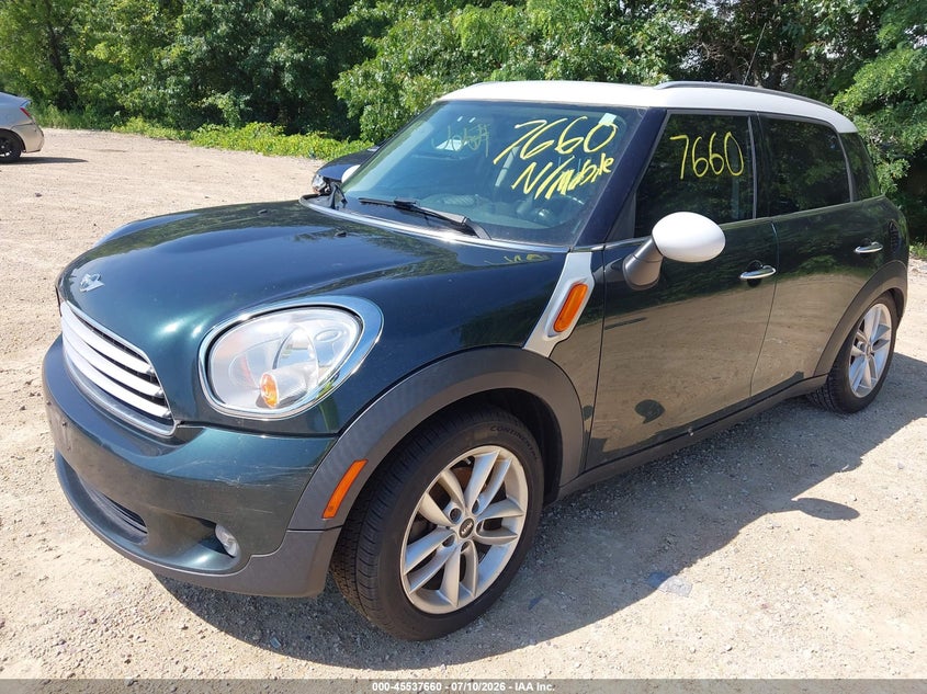 2013 Mini Countryman VIN WMWZB3C56DWM07203 IAAI salvage auction — NORMAL WEAR, Clear-Endorsement (Wisconsin), sold $775 on 2026-08-19 (photo 2)