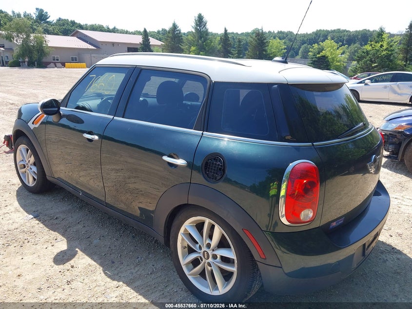 2013 Mini Countryman VIN WMWZB3C56DWM07203 IAAI salvage auction — NORMAL WEAR, Clear-Endorsement (Wisconsin), sold $775 on 2026-08-19 (photo 3)