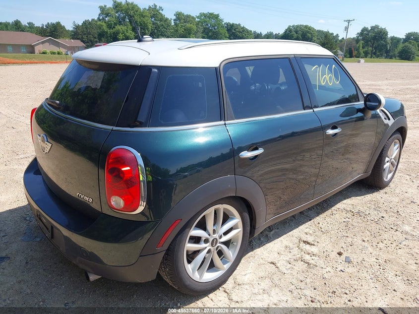 2013 Mini Countryman VIN WMWZB3C56DWM07203 IAAI salvage auction — NORMAL WEAR, Clear-Endorsement (Wisconsin), sold $775 on 2026-08-19 (photo 4)