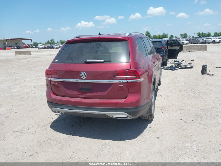 2018 Volkswagen Atlas VIN 1V2AR2CA0JC550355 IAAI salvage auction — REAR END, Salvage (Texas), sold $3,050 on 2026-07-12 (photo 4)