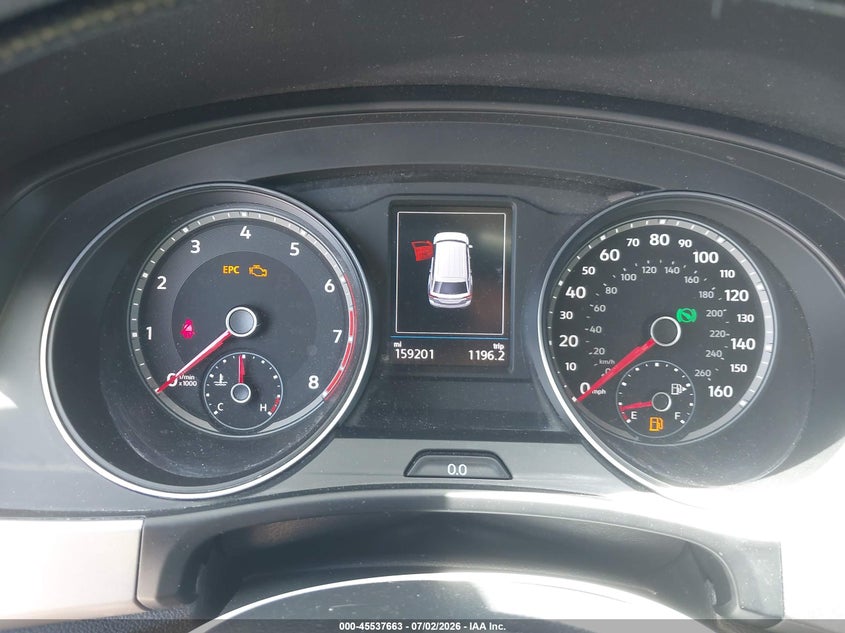 2018 Volkswagen Atlas VIN 1V2AR2CA0JC550355 IAAI salvage auction — REAR END, Salvage (Texas), sold $3,050 on 2026-07-12 (photo 7)