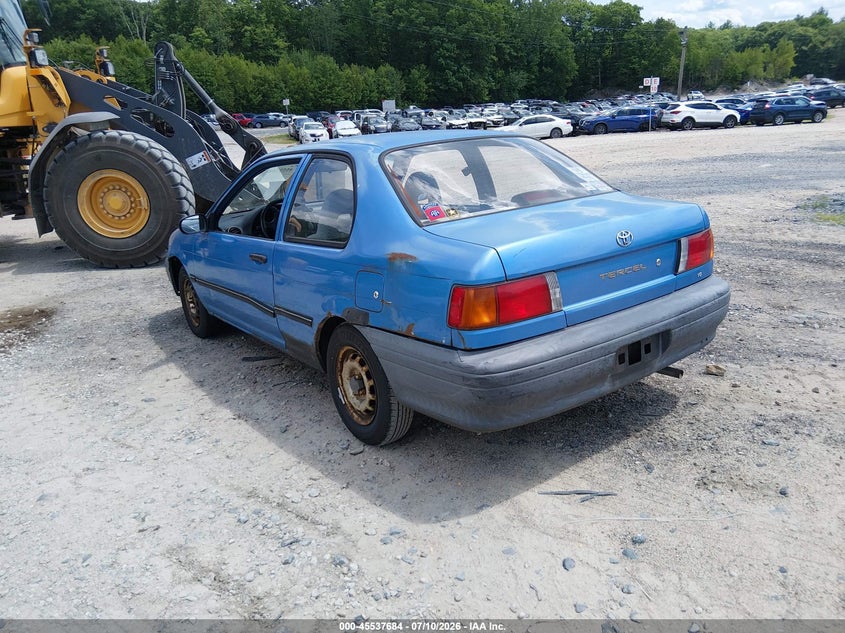 1994 Toyota Tercel VIN JT2EL46S4R0421108 IAAI salvage auction — NORMAL WEAR, Clear (Massachusetts), sold $100 on 2026-07-28 (photo 3)