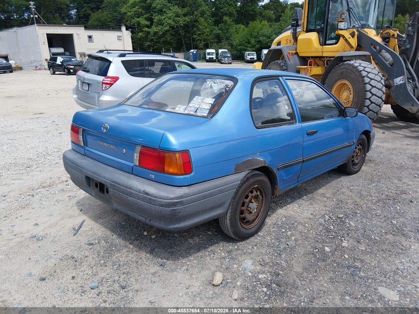 1994 Toyota Tercel VIN JT2EL46S4R0421108 IAAI salvage auction — NORMAL WEAR, Clear (Massachusetts), sold $100 on 2026-07-28 (photo 4)