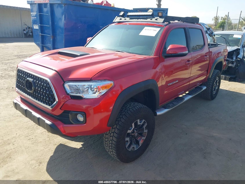 2019 Toyota Tacoma VIN 5TFAZ5CN6KX074869 IAAI salvage auction — FRONT END, Salvage (Nevada), sold $10,100 on 2026-07-15 (photo 2)