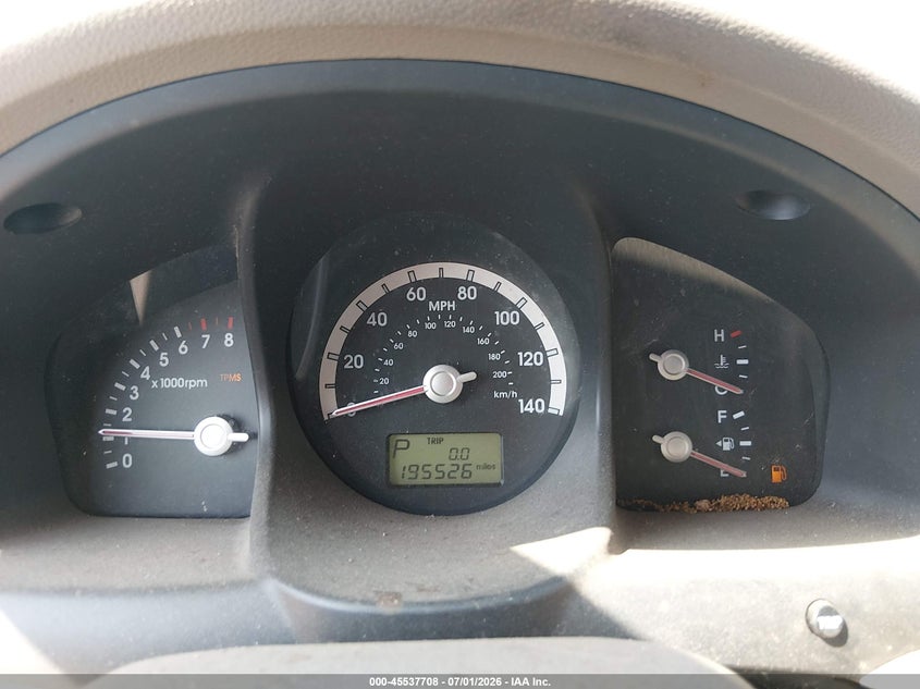 2007 Kia Sportage VIN KNDJE723477342185 IAAI salvage auction — NORMAL WEAR, Clear (Pennsylvania), sold $450 on 2026-07-24 (photo 7)