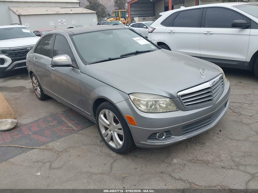 2008 Mercedes-benz C class VIN WDDGF54X78F080204 IAAI salvage auction — NORMAL WEAR, Clear - Dealer Only (California), sold $775 on 2026-07-28 (photo 1)