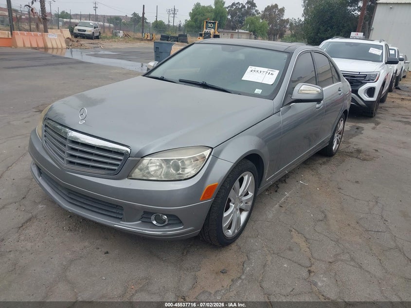 2008 Mercedes-benz C class VIN WDDGF54X78F080204 IAAI salvage auction — NORMAL WEAR, Clear - Dealer Only (California), sold $775 on 2026-07-28 (photo 2)