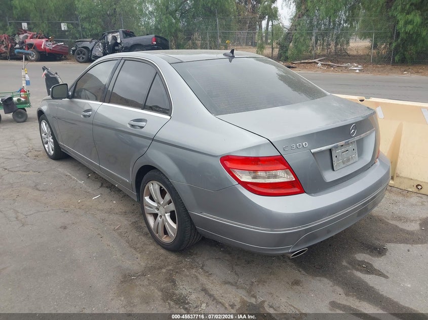 2008 Mercedes-benz C class VIN WDDGF54X78F080204 IAAI salvage auction — NORMAL WEAR, Clear - Dealer Only (California), sold $775 on 2026-07-28 (photo 3)