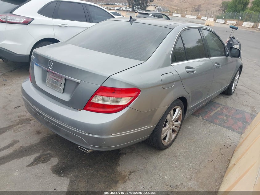 2008 Mercedes-benz C class VIN WDDGF54X78F080204 IAAI salvage auction — NORMAL WEAR, Clear - Dealer Only (California), sold $775 on 2026-07-28 (photo 4)