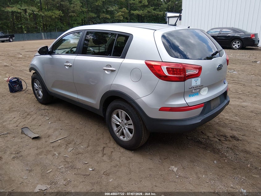 2011 Kia Sportage VIN KNDPB3A27B7043643 IAAI salvage auction — FRONT END, Clear (Virginia), sold $2,050 on 2026-07-19 (photo 3)