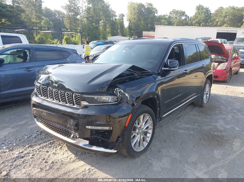 2021 Jeep Grand cherokee VIN 1C4RJKEG0M8103710 IAAI salvage auction — FRONT END, Salvage (Georgia), sold $9,600 on 2026-07-31 (photo 2)