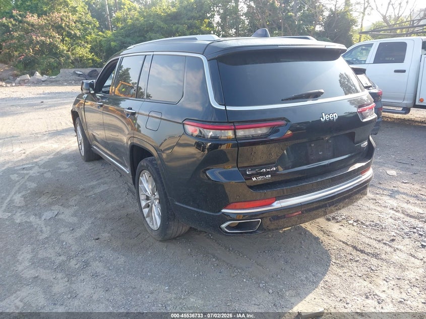 2021 Jeep Grand cherokee VIN 1C4RJKEG0M8103710 IAAI salvage auction — FRONT END, Salvage (Georgia), sold $9,600 on 2026-07-31 (photo 3)