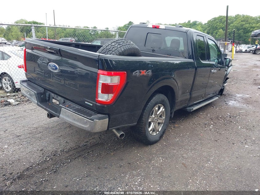 2022 Ford F-150 VIN 1FTFX1E88NFB51618 IAAI salvage auction — SUSPENSION, Salvage (Rhode Island), sold $8,600 on 2026-08-01 (photo 4)