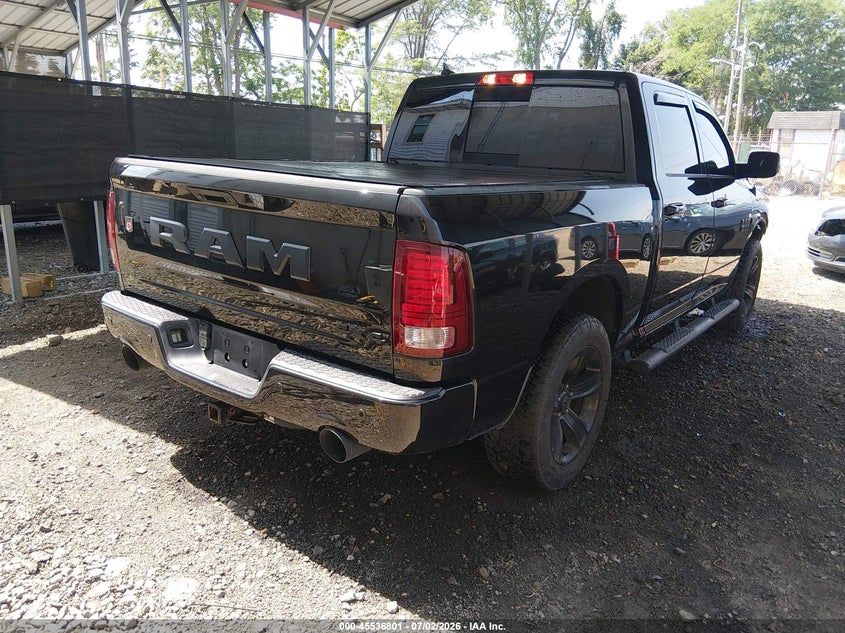 2018 Ram 1500 VIN 1C6RR7MT9JS117423 IAAI salvage auction — FRONT END, Salvage Title, sold $9,600 on 2026-07-26 (photo 4)