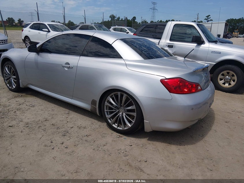 2012 Infiniti G VIN JN1CV6FE6CM200840 IAAI salvage auction — SIDE, Rebuildable (Florida), sold $525 on 2026-07-31 (photo 3)