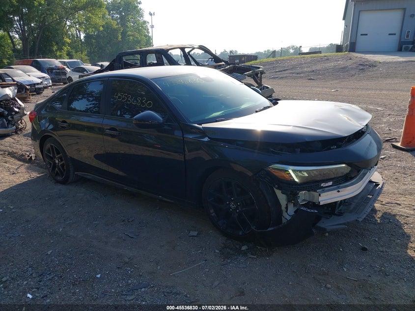 2023 Honda Civic VIN 2HGFE2F50PH523472 IAAI salvage auction — FRONT END, Salvage (Indiana), sold $5,300 on 2026-08-26 (photo 1)